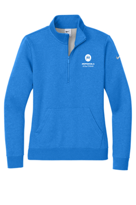 Nike Women's Club Fleece Sleeve Swoosh 1/2-Zip